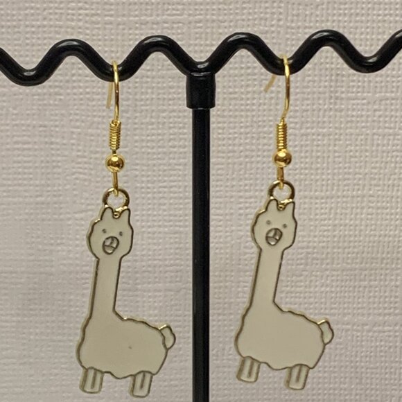 Llama Earrings, Llama Drama, Alpaca Earrings, Silly Earring, Gift Idea, Camel - Picture 6 of 6